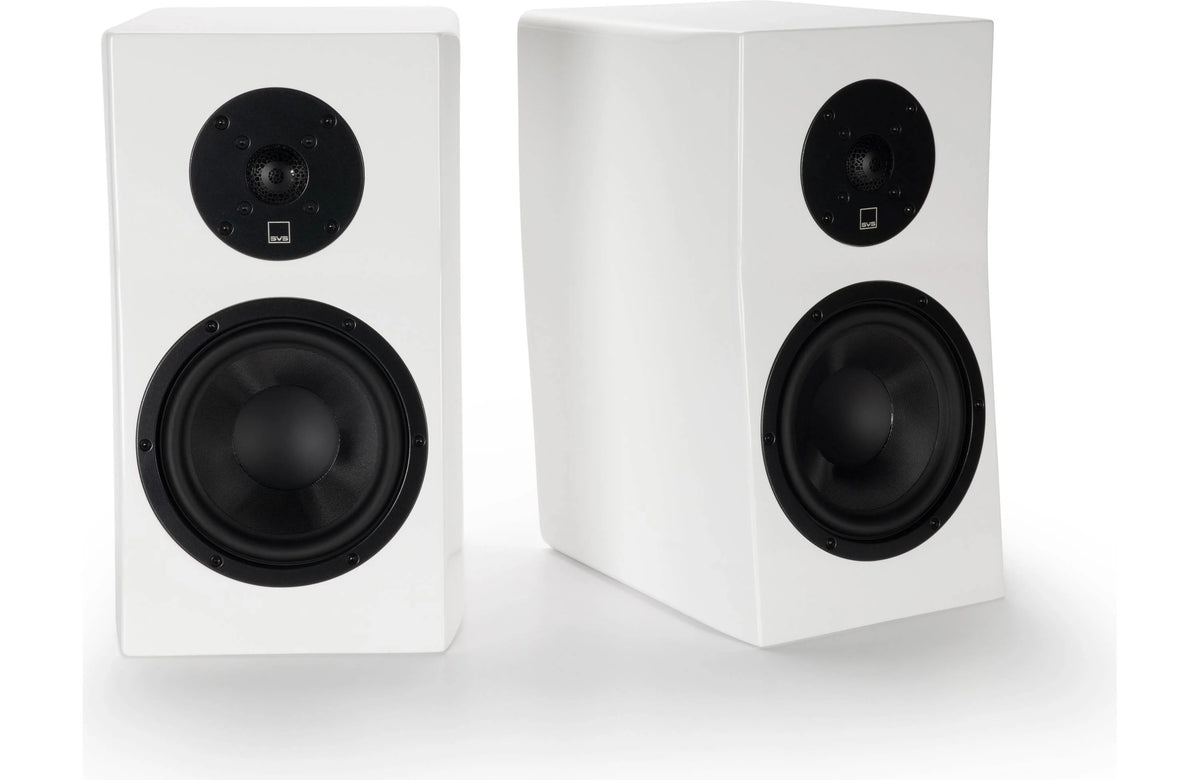 SVS Ultra Evolution Bookshelf Speakers Gloss White | The Grid HiFi
