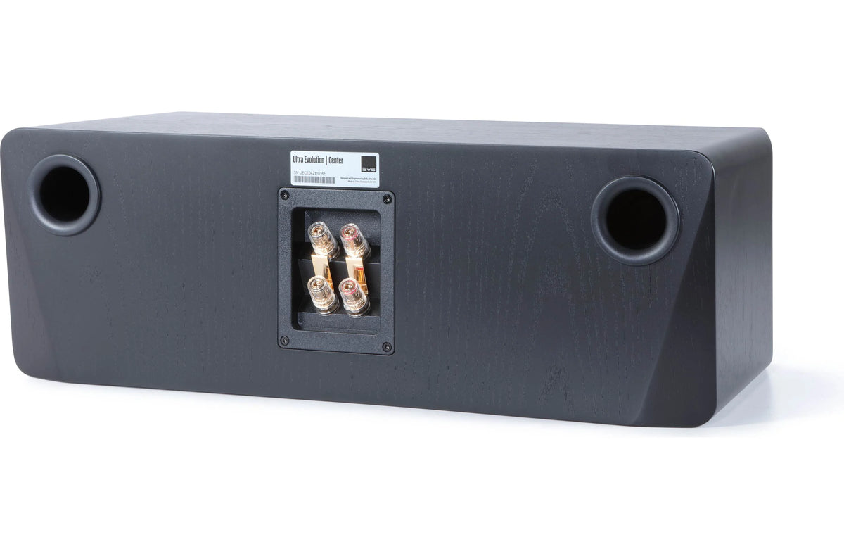 SVS Ultra Evolution Center Channel Speaker Black Oak Veneer | The Grid HiFi