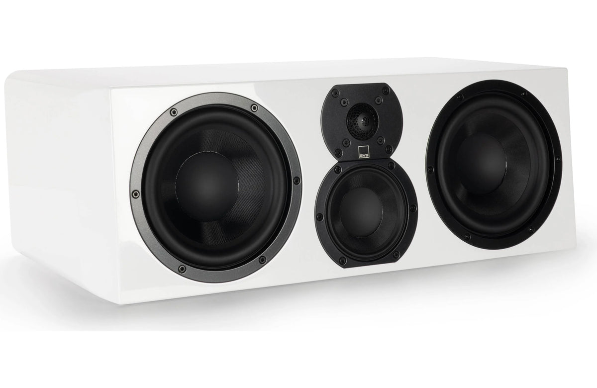 SVS Ultra Evolution Center Channel Speaker Gloss White | The Grid HiFi