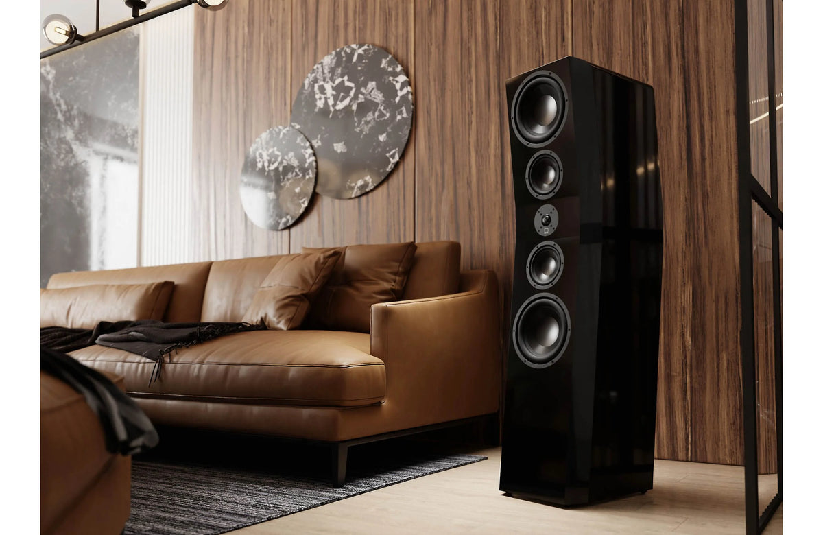 SVS Ultra Evolution Pinnacle Floorstanding Speakers Gloss Black | The Grid