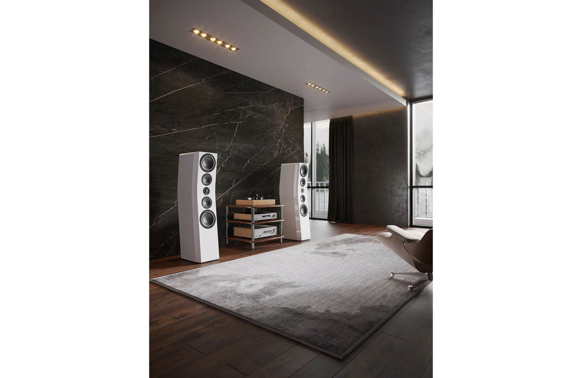 SVS Ultra Evolution Pinnacle Floorstanding Speakers Gloss White | The Grid