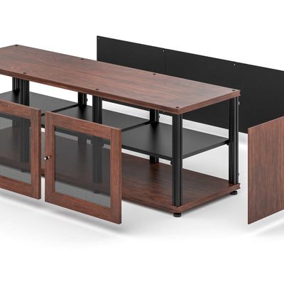 Salamander Synergy Quad 245 Walnut / Aluminum | The Grid HiFi