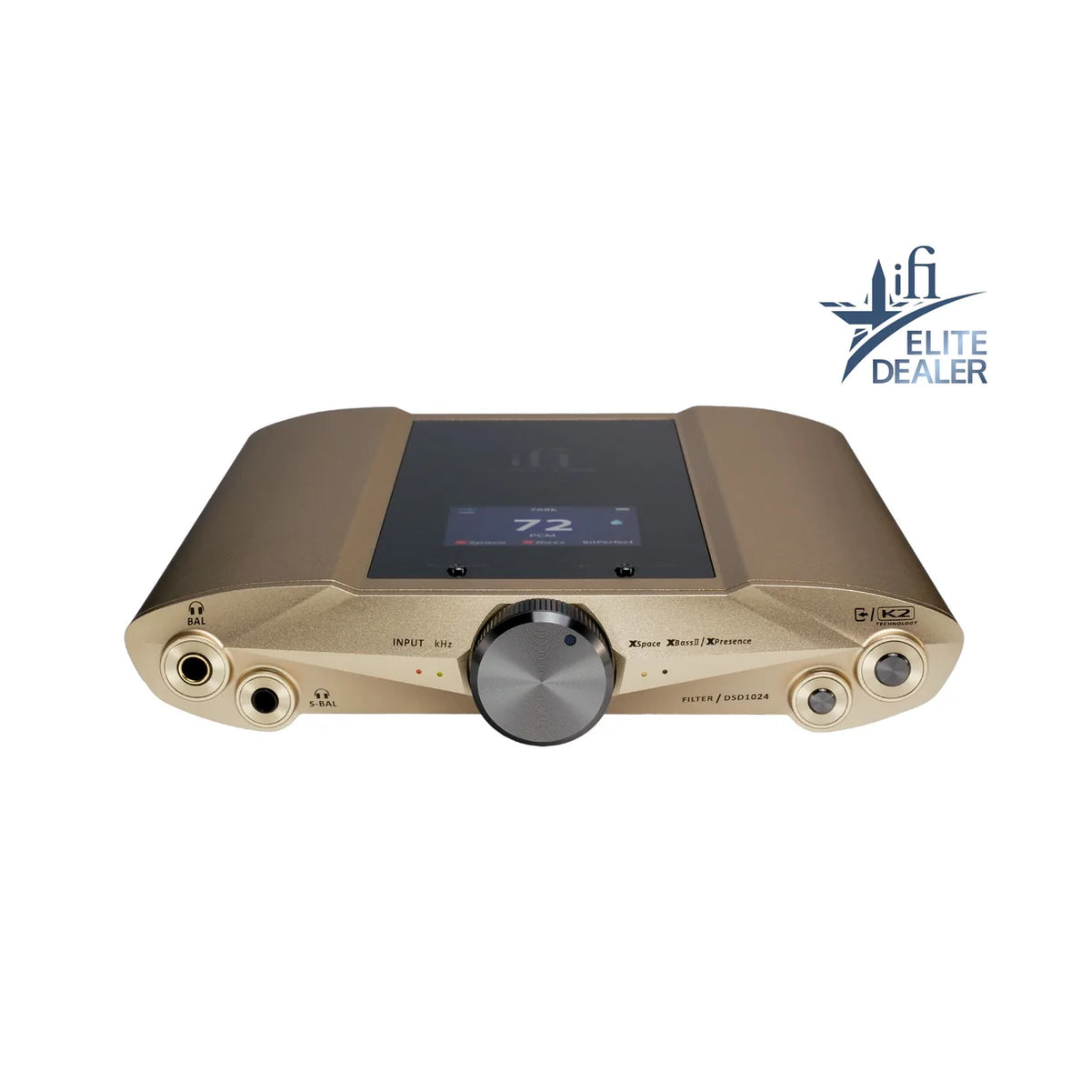 iFi iDSD Valkyrie Portable DAC & Headphone Amp Gold | The Grid