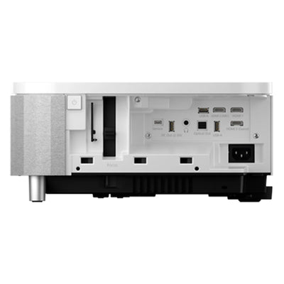 Epson LS800W White 4K Ultra Short Throw Projector  Open Box | The Grid HiFi