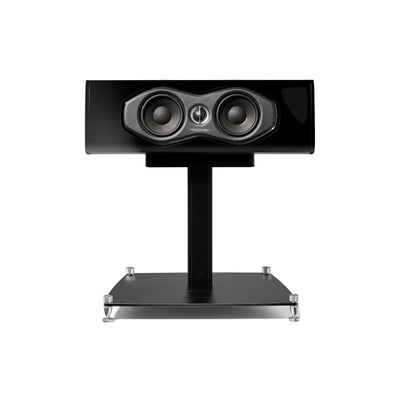 A front view of the Sonus faber Olympica Nova CI center channel speaker in black finish.