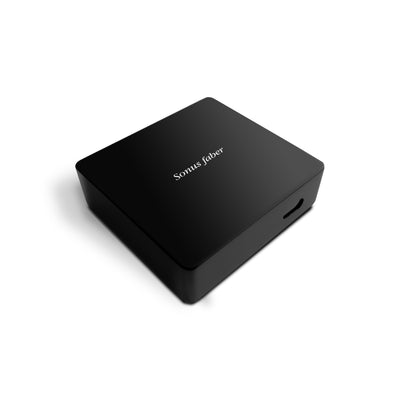 A photo of the Sonus faber Transmitter in black from the Gravis collection