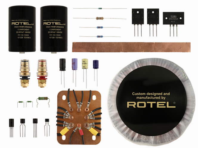 Rotel RB-1590 Stereo Power Amplifier | 350W Class AB