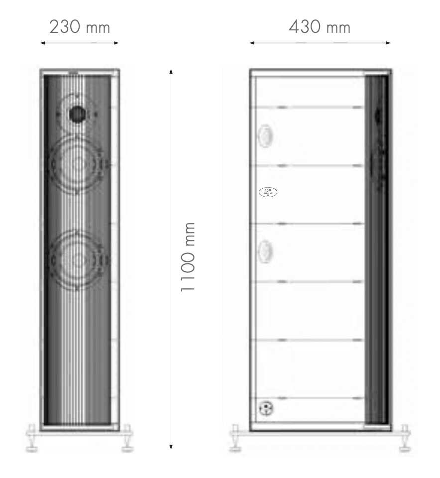 Franco Serblin Accordo Essence Floorstanding Loudspeakers